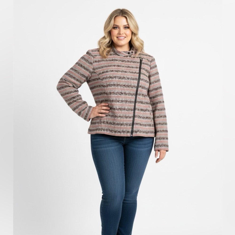 Love & Legend Multicolor Striped Blazer
